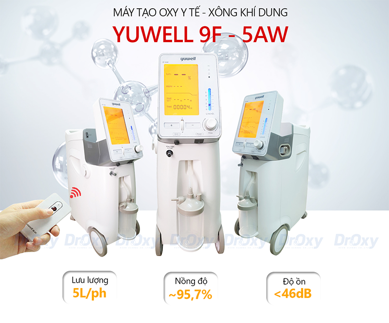 Máy Tạo Oxy Yuwell 5 Lít 9F-5AW