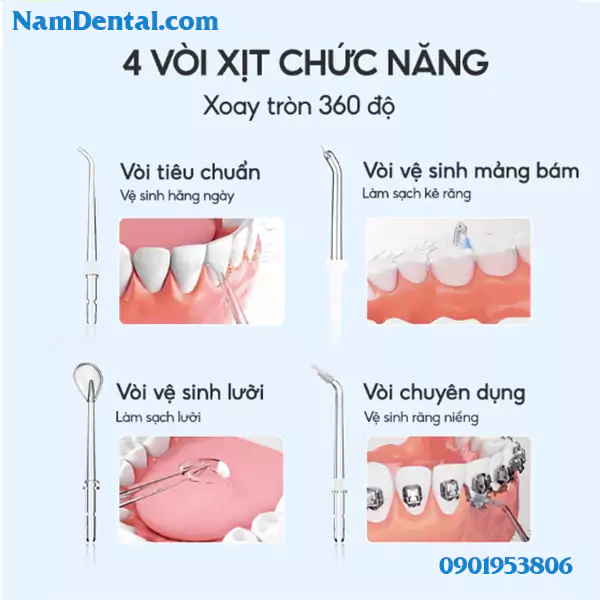 Máy Tăm Nước Seago 5 Dau Tam