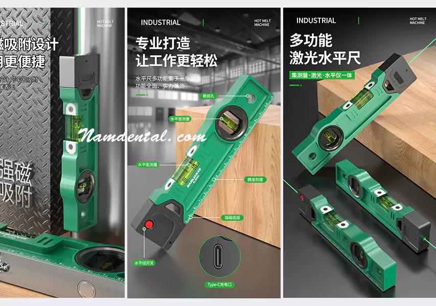 Thước thủy laser đa năng